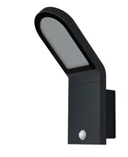 LED venkovní nástěnná svítidla OSRAM LEDVANCE ENDURA Style Wall Sensor IP54 12W Dark Gray 4058075214170