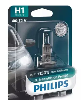 Autožárovky Philips H1 12V 55W P14,5s X-tremeVision Pro150 1ks blistr 12258XVPB1