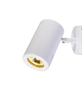 Moderní bodová svítidla SLV BIG WHITE ENOLA_B, nástěnné a stropní svítidlo, bodové svítidlo, jedna žárovka, QPAR51, bílé, max. 50 W 152011