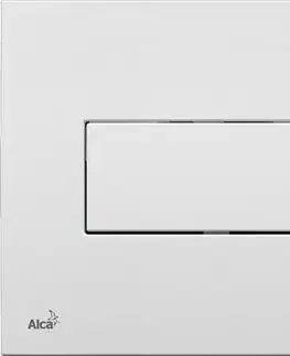 Ovládací tlačítka Alcadrain Ovládací tlačítko pro předstěnové instalační systémy, bílá-lesk M370 M370