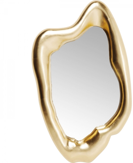 Nástěnná zrcadla KARE Design Zrcadlo Hologram Gold 117×68 cm