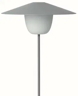 Zahradní lampy Přenosná LED lampička střední šedá BLOMUS