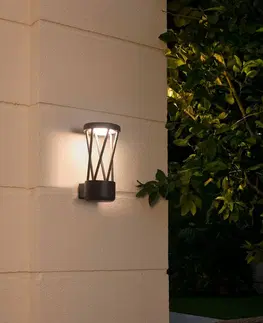 Venkovní nástěnná svítidla FARO BARCELONA LED venkovní nástěnné světlo Twist