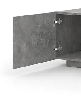 TV stolky ARTBm TV stolek AURA 150 | beton Variant: s LED osvětlením
