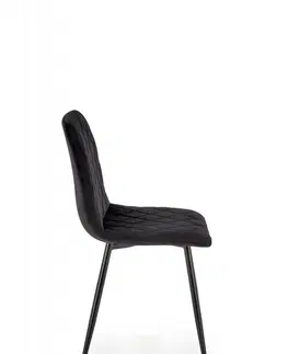 Jídelní sety Jídelní židle K525 Halmar Černá