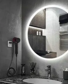 Koupelnová zrcadla REA Zrcadlo LED 50cm FFJ50 HOM-02836
