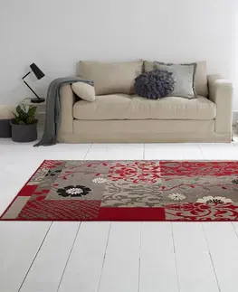 Koberce a koberečky Koberec s patchwork vzorem květin