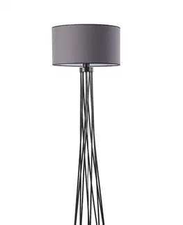 Svítidla Opviq Stojací lampa Havin II 170 cm tmavě šedá