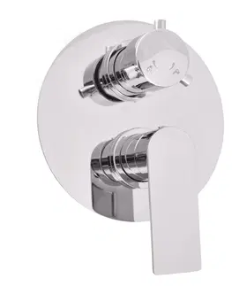 Koupelnové baterie SLEZAK-RAV Vodovodní baterie sprchová vestavěná NIL, Barva: chrom NL186K