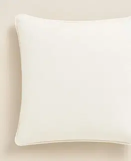 Dekorační povlaky na polštáře Elegantní povlak na polštář v bílé barvě 40 x 40 cm