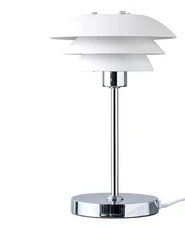 Stolní lampy na noční stolek Dyberg Larsen Dyberg Larsen DL16 stolní lampa, kov, bílá