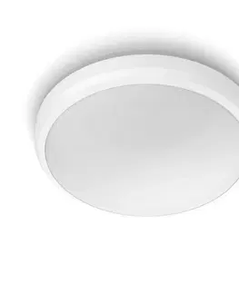 LED stropní svítidla LED Koupelnové stropní přisazené svítidlo Philips DORIS CL257 8718699758783 6W 600lm 2700K IP44 22cm bílé