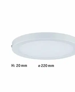LED stropní svítidla Paulmann Atria LED Panel kruhové 15W bílá mat 709.37 P 70937