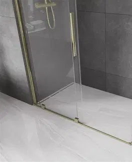Sprchové kouty MEXEN/S Velar sprchový kout 150 x 90, transparent, zlatá 871-150-090-01-50