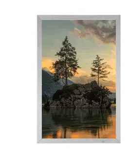 Příroda Plakát horská krajina u jezera