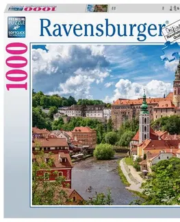 Hračky puzzle RAVENSBURGER - Česká kolekce: Český Krumlov 1000 dílků
