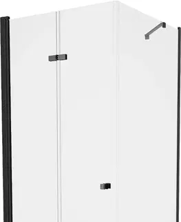 Sifony k pračkám MEXEN/S Lima sprchový kout 100x100, transparent, černá + bílá vanička se sifonem 856-100-100-70-00-4010B
