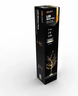 LED osvětlení na baterie Solight LED zimní stromek, 50x LED, 60cm, 3xAA 1V247