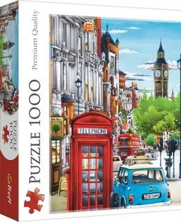 Hračky puzzle TREFL - puzzle Londýnská ulice 1000