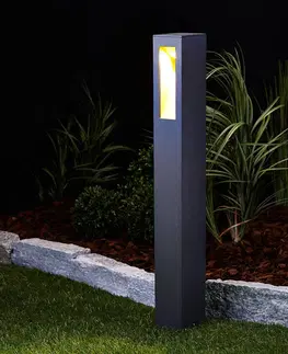 Osvětlení příjezdové cesty Lucande LED osvětlení cest Jenke z hliníku