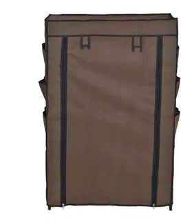 Šatní skříně TZB Textilní botník Kafe hnědý - 5 polic