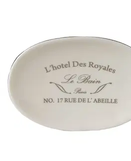 Misky na mýdlo Porcelánová mýdlenka Le Bain - 14*10*3 cm Clayre & Eef 6CE1235