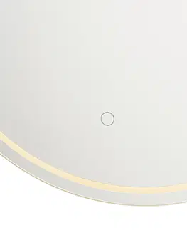 Nastenna svitidla Moderní koupelnové zrcadlo 60 cm včetně LED a dotykového stmívače - Sebas
