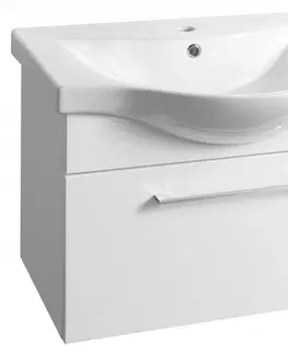 Koupelnový nábytek AQUALINE AKIRA umyvadlová skříňka 60,6x42x34cm, bílá AK265