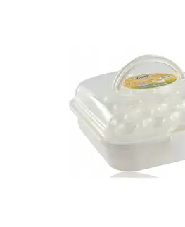 Dózy na potraviny PROHOME - Box na vajíčka bílý