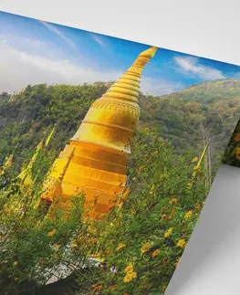 Samolepící tapety Samolepící tapeta pohled na zlatého Buddhy