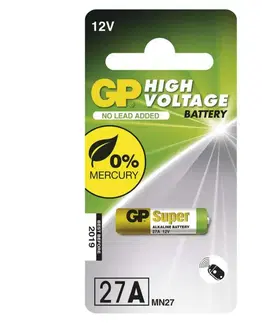 Jednorázové baterie GP Batteries GP Alkalická speciální baterie GP 27A, blistr 1021002711