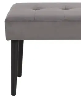 Lavice do jídelny Dkton Designová lavička Neola tmavě šedá