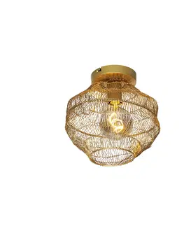 Stropni svitidla Orientální stropní svítidlo zlaté 25 cm - Vadi