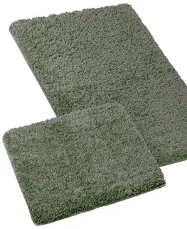 Koberce a koberečky Bellatex Sada koupelnových předložek Micro zelená, 60 x 100 cm, 60 x 50 cm