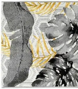 Koberce a koberečky Kontrast Koberec JUNGLE III 75x150 cm šedý