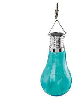 Zahradní lampy Eglo Eglo 48625 - LED Solární svítidlo LED/0,06W modrá 