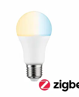LED žárovky PAULMANN SmartHome ZigBee LED 9 W mat E27 2700-6500K TunableWhite 501.23