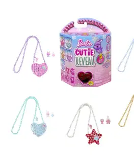 Hračky panenky MATTEL - Barbie Cutie Reveal plyšová kabelka, Mix produktů