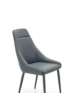Židle HALMAR Jídelní židle K465 tmavě šedá