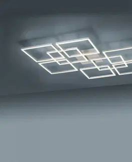 Chytré osvětlení PAUL NEUHAUS, Q-INIGO, LED stropní svítidlo, ocel, Smart Home ZigBee 2700-5000K 6015-55