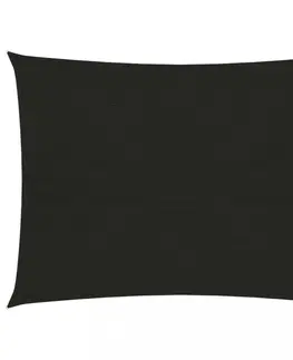 Stínící textilie Stínící plachta obdélníková HDPE 2 x 3 m Dekorhome Černá