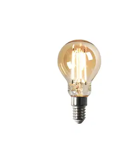 Zarovky Smart E14 stmívatelná v Kelvinech LED lampa P45 goldline 4,9W 470 lm 1800-4000K