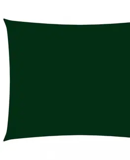 Stínící textilie Stínící plachta obdélníková 2 x 3 m oxfordská látka Dekorhome Tmavě zelená