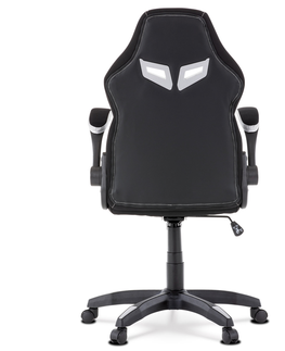 Kancelářské židle Herní křeslo TILICHO, stříbrná/černá