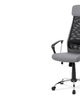 Kancelářské židle Kancelářská židle DISPAR, šedá/černá