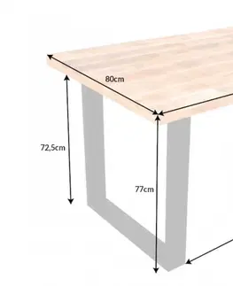 Jídelní stoly Jídelní stůl THOR Dekorhome 120x80x77 cm