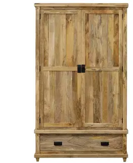Šatní skříně Skříň Devi 120x200x60 z mangového dřeva