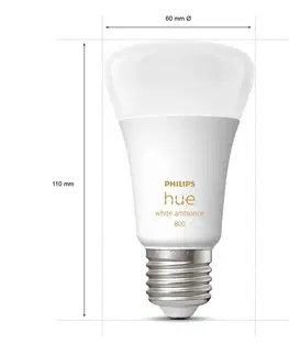 Chytré žárovky Philips Hue Philips Hue White Ambiance 6W 800lm E27 sada 4ks