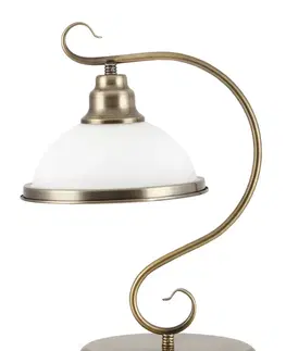 Lampy na noční stolek Rabalux stolní lampa Elisett E27 1x MAX 60W bronzová 2752