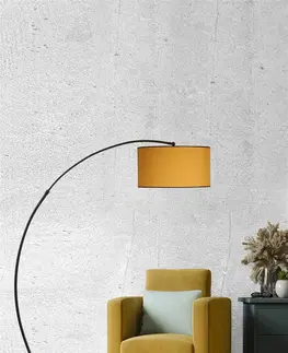 Lampy a lampičky Stojací lampa MISRA žlutá
